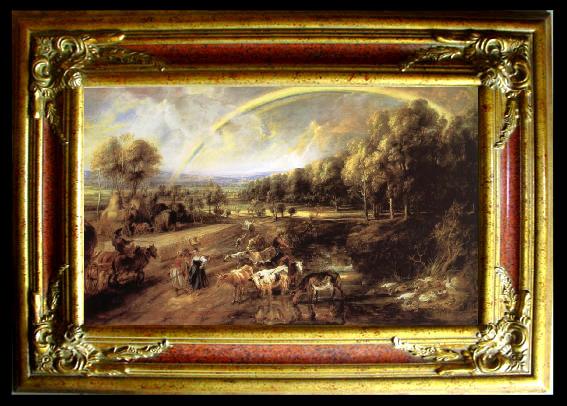 Peter Paul Rubens Landscape with Rainbow